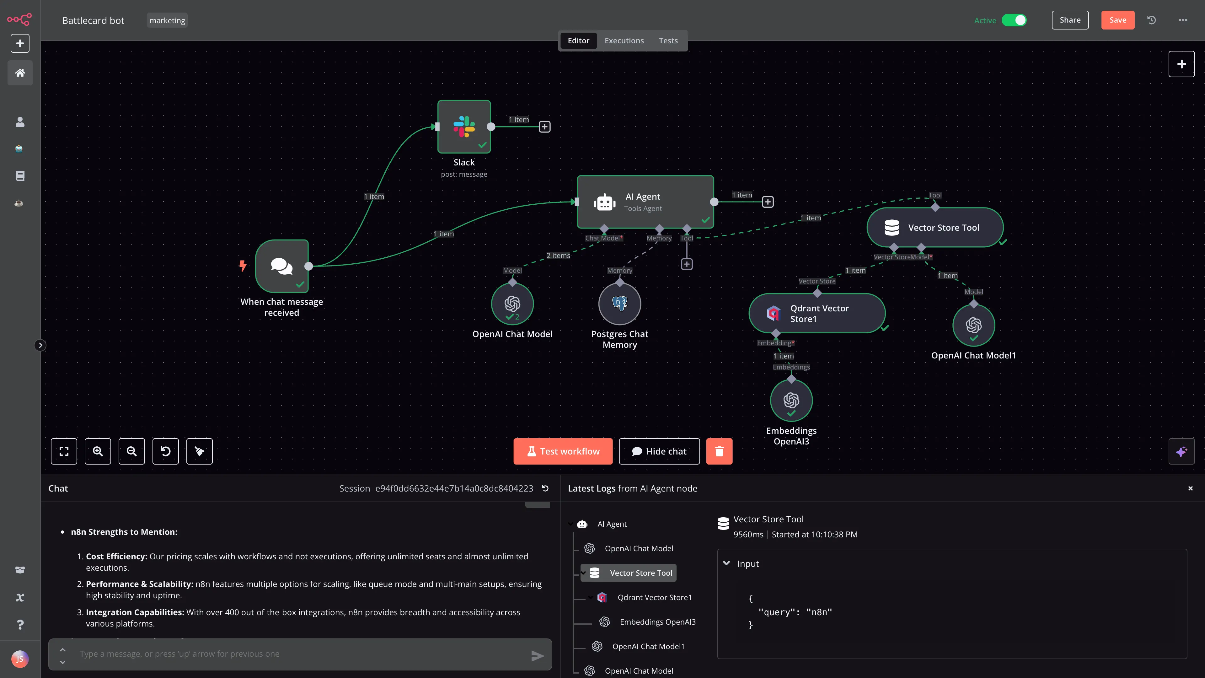 Plateforme n8n d’automatisation de workflows open source