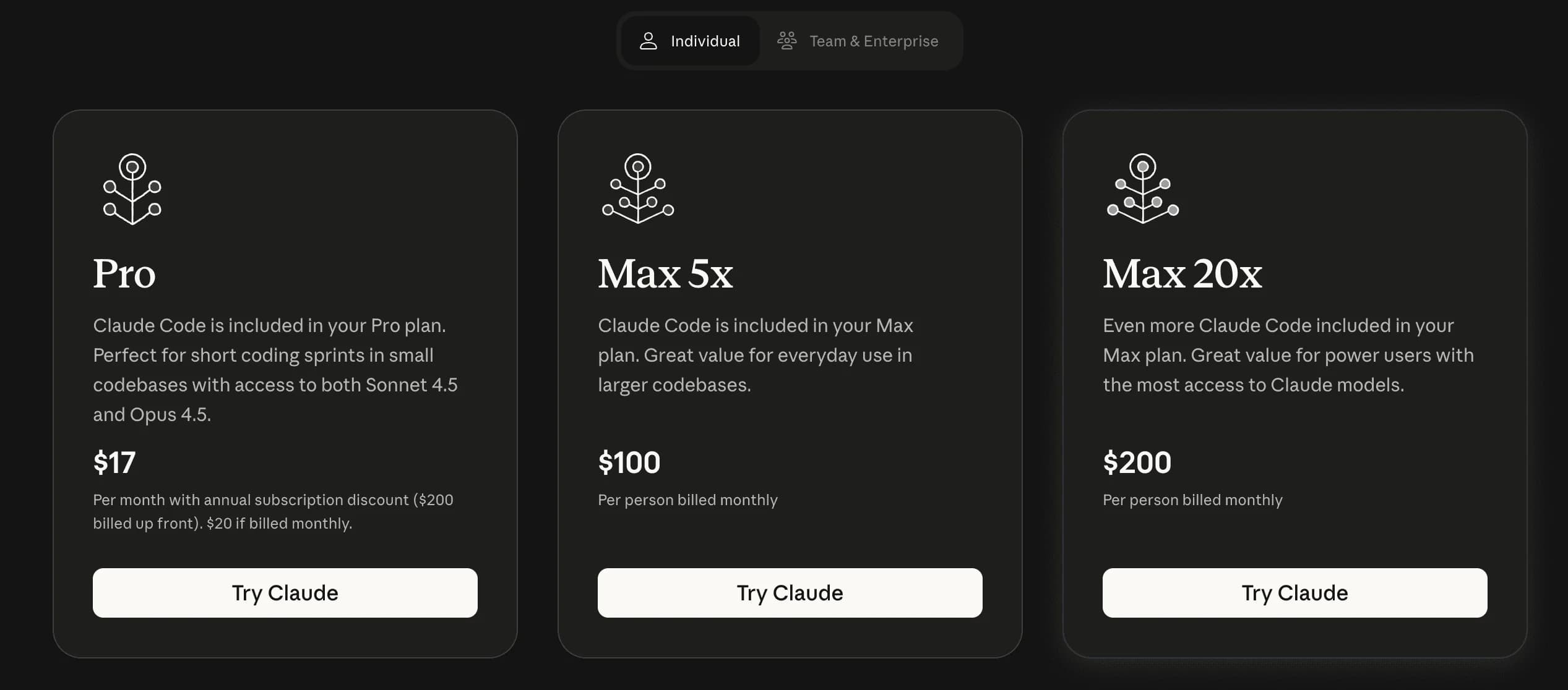 Comparaison des formules individuelles et professionnelles donnant accès à Claude Code au Maroc