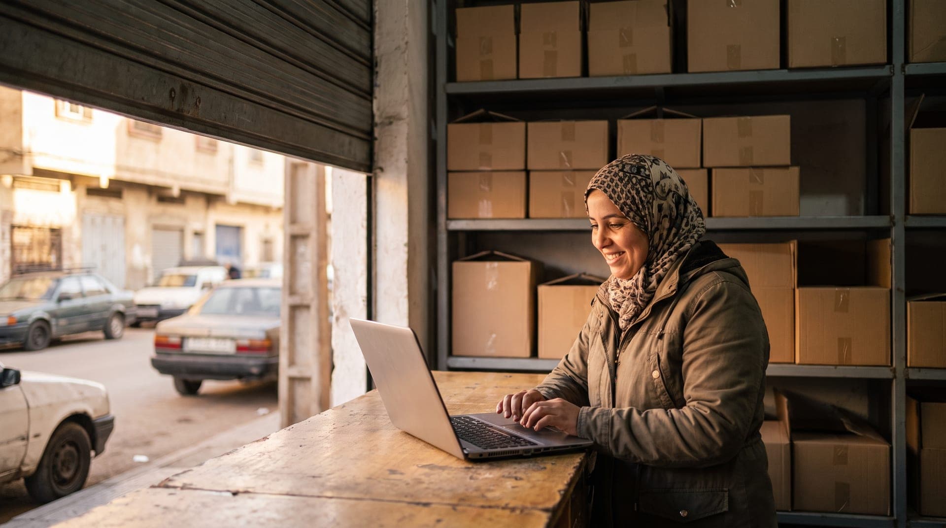Illustration — AI Adoption in Morocco 2025: Where SMEs Stand and What’s Next