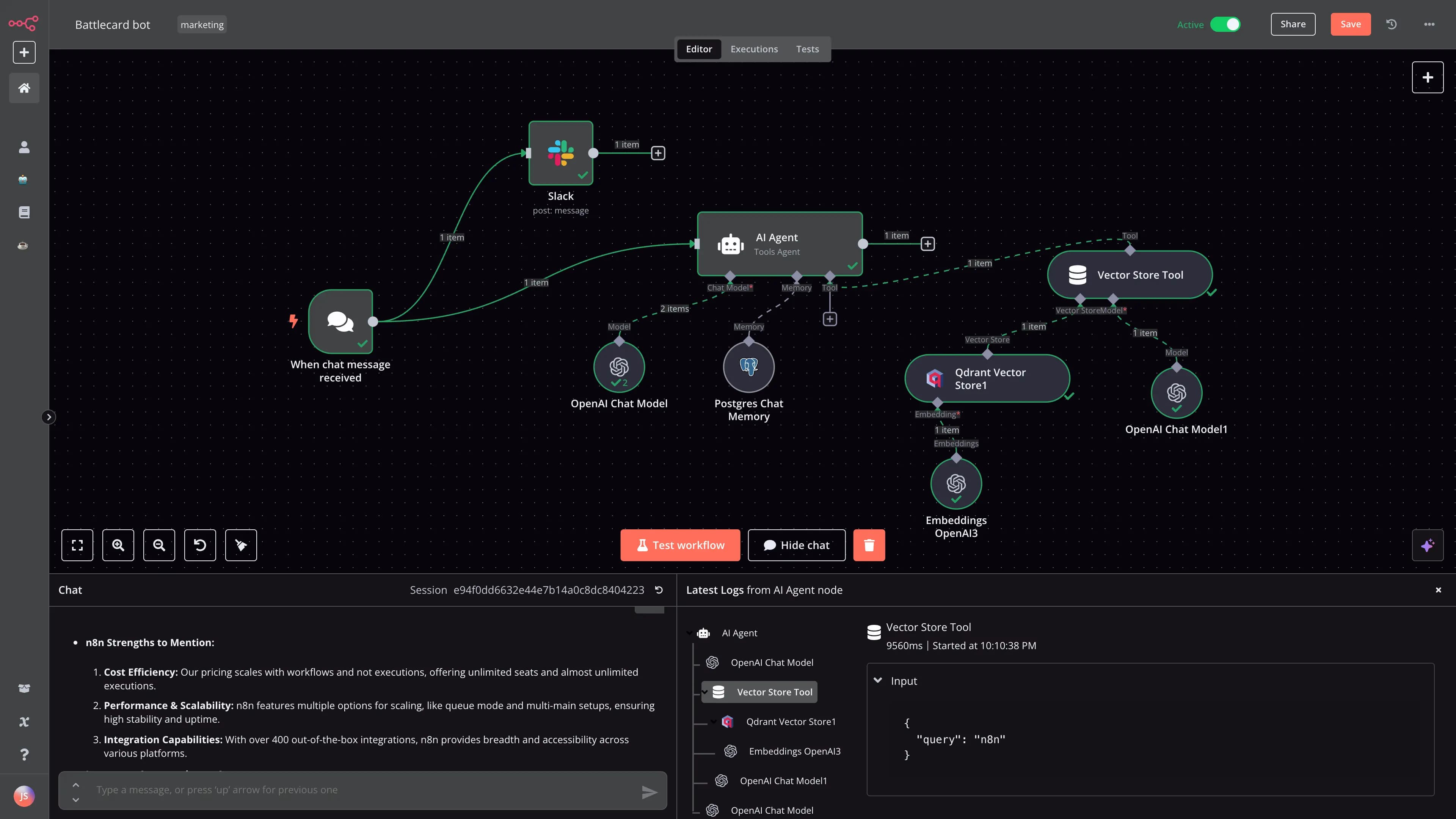 Plateforme n8n d’automatisation de workflows