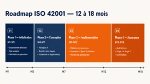 Roadmap ISO 42001 — 12 à 18 mois